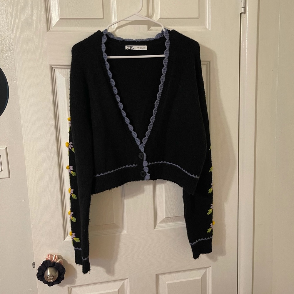Zara Embroidered Sweater